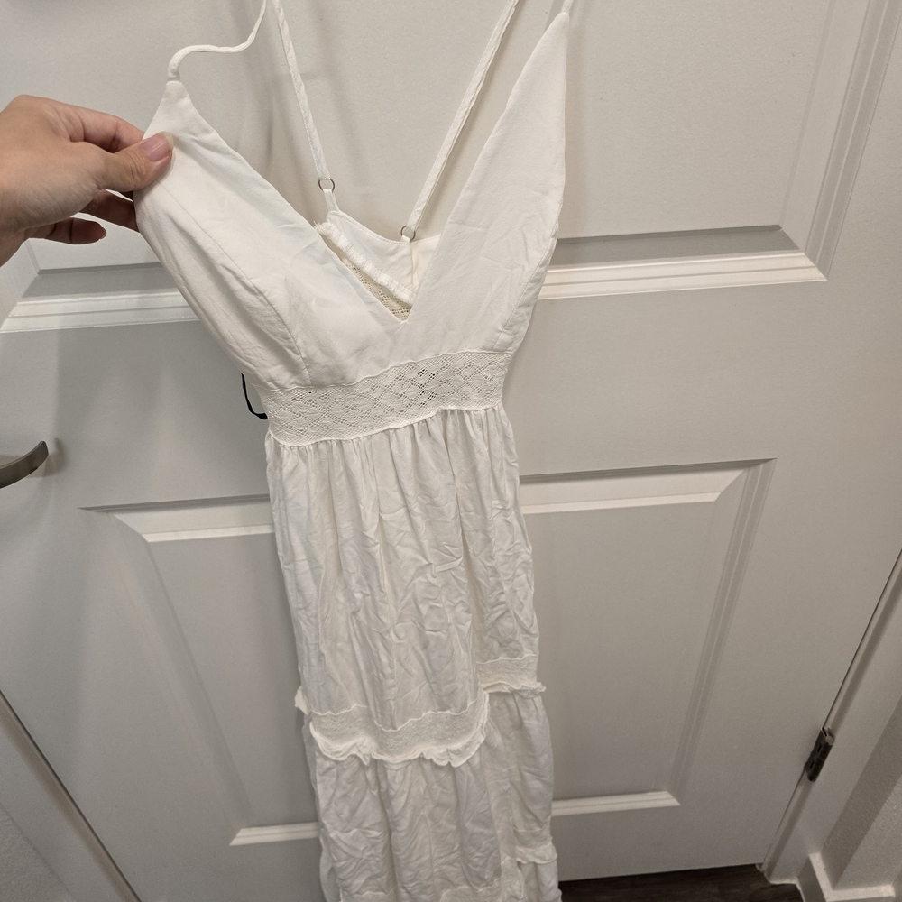 Forever 21 Strapless White Dress